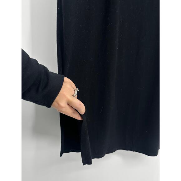 Eileen Fisher Viscose Jersey Crew Neck Dress - Picture 5 of 8